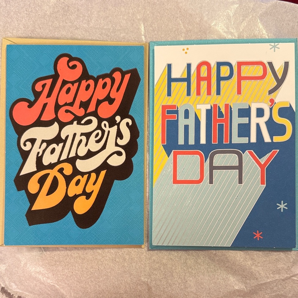 🌻 Hallmark Father’s Day Cards Set of 2 NWT